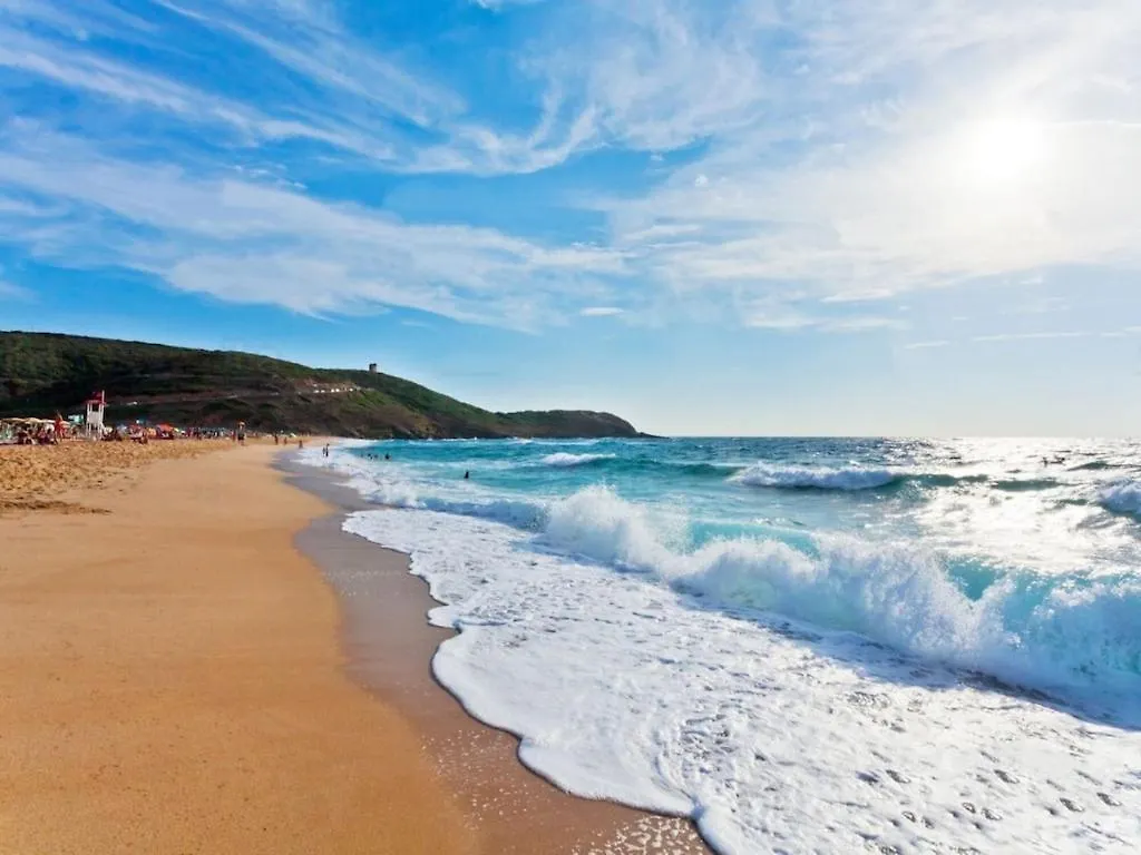 Costa Verde, Torre Dei Corsari With A Terrace Overlooking The Sea And Close To The Pristine Dunes